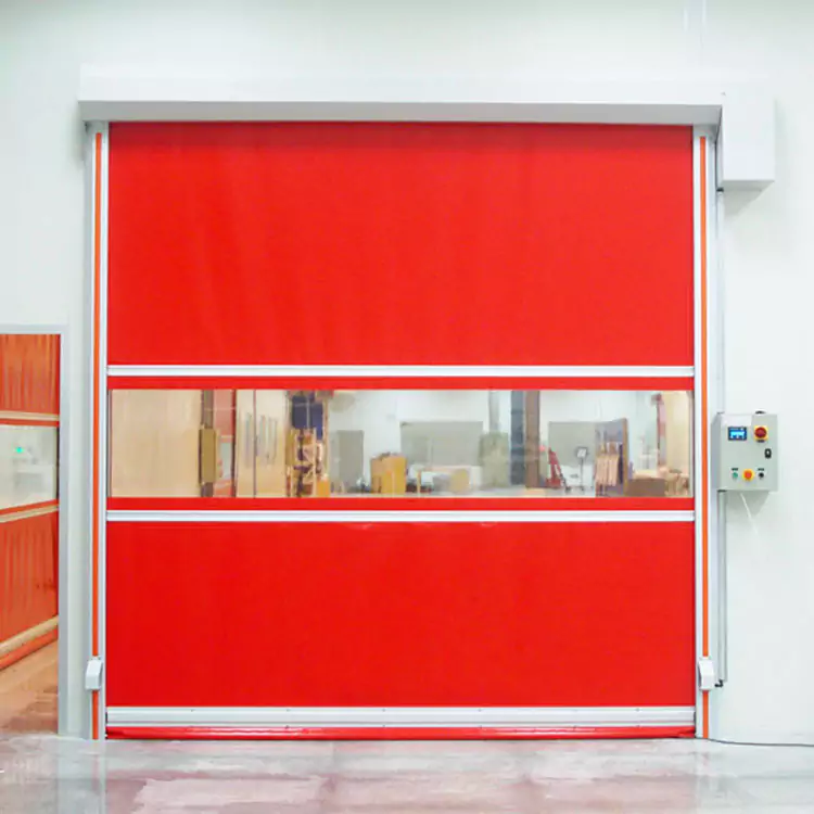 Automatisk induktion Pvc Rapid Roller Door